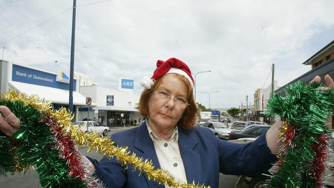 Dawn Crichlow and the great Christmas light debate — pictured here in Southport in 2003. Pic: Wayne Jones.