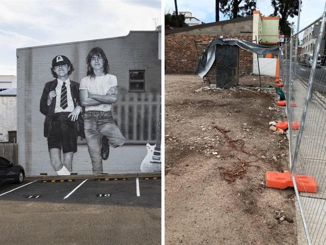 Photos of the demolished home were posted to the AC/DC fan page. Picture: Facebook