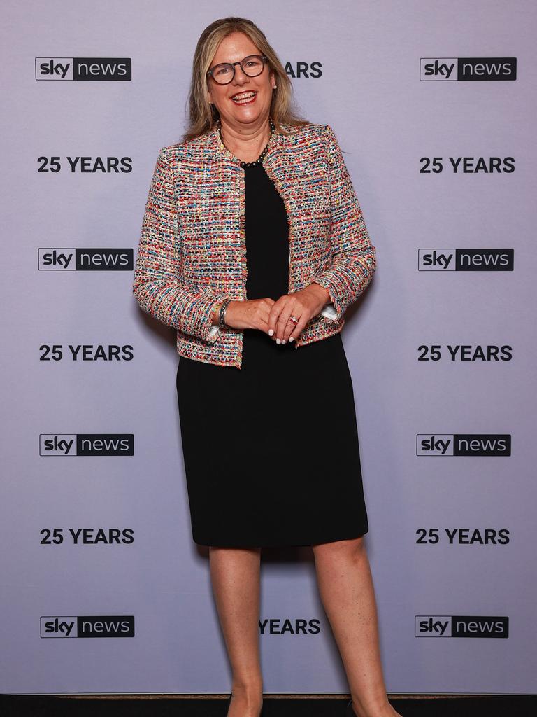 Penny Fowler, at the Sky News 25th Anniversary celebration, at Bennelong Restaurant. Picture: Justin Lloyd.