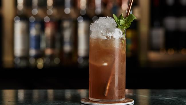 Cool down with a cocktail from the long, contemporary list. Picture: Griffin Simm