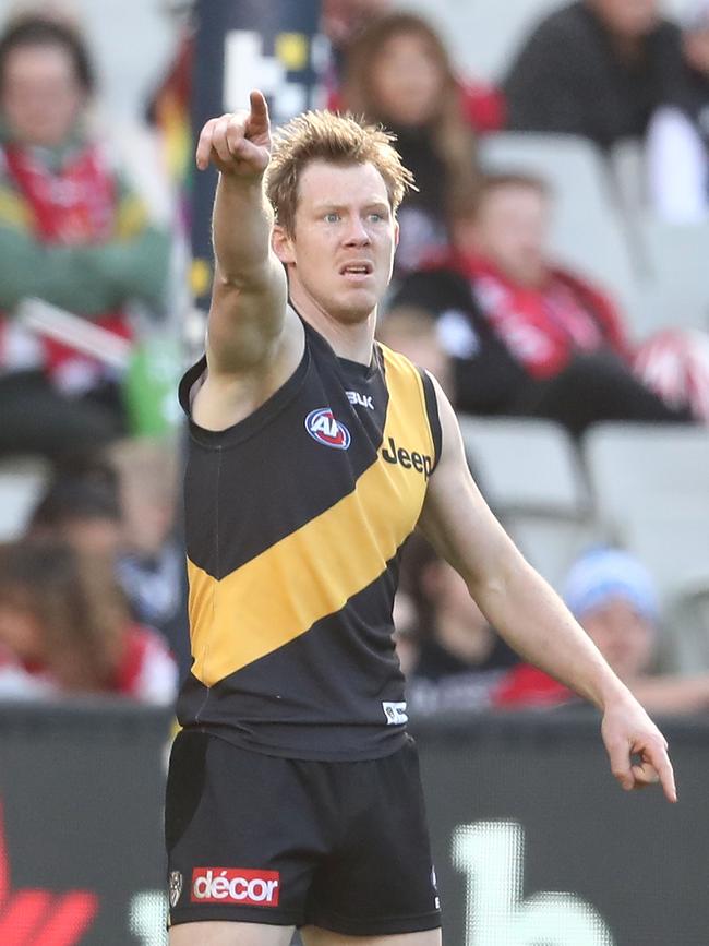 In the program that just didn’t work, Riewoldt was told by his teammates to be more respectful. Picture: Scott Barbour/Getty Images