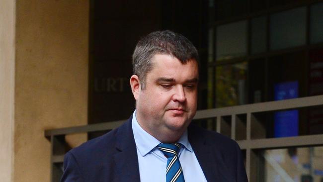 MELBOURNE, AUSTRALIA - NewsWire Photos APRIL 28TH, 2023: Cricket Australia former head of communications Timothy Whittaker, accused of sexual assault, appears at Melbourne Magistrates Court. Picture : NCA NewsWire / Nicki Connolly