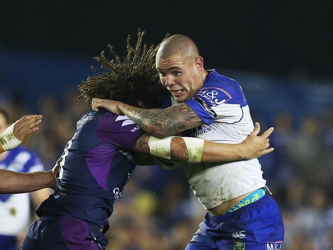 David Klemmer was impressive all night for the Bulldogs.