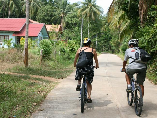 Bicycle is a great way to explore Koh Yao.