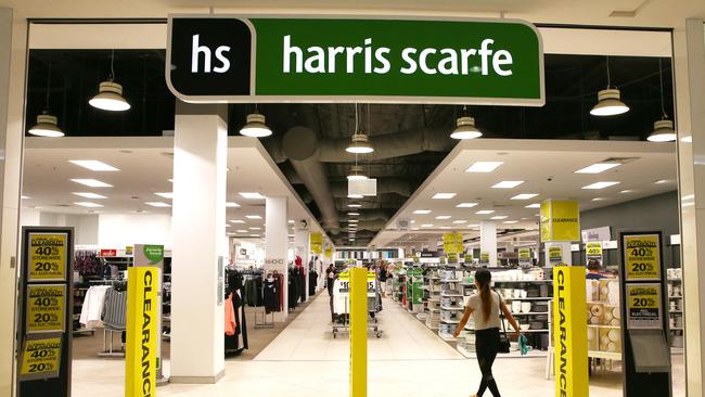 The Harris Scarfe department store at Stockland Earlville is closing down. Picture: Brendan Radke.