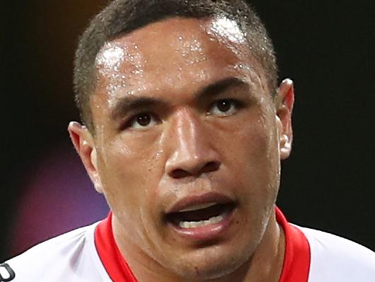 Tyson Frizell of the Dragons looks on during the Round 24 NRL match between the St George Illawarra Dragons and the Wests Tigers at the SCG in Sydney, Sunday, September 1, 2019.  (AAP Image/Brendon Thorne) NO ARCHIVING, EDITORIAL USE ONLY