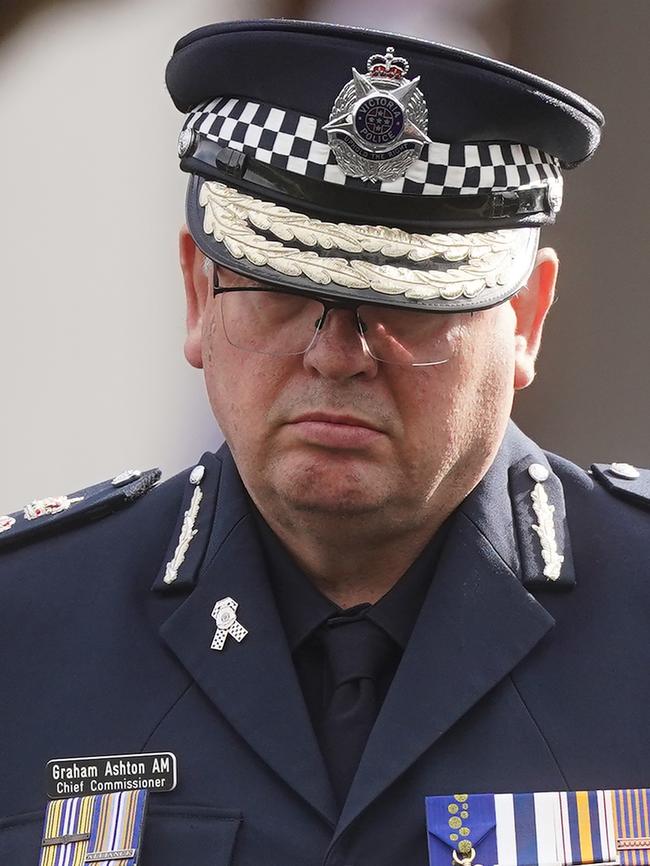 Former Victoria Police chief commissioner Graham Ashton.