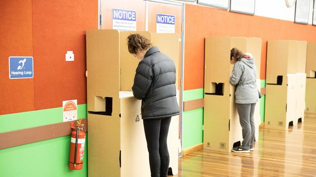 Young people have kicked off a national campaign to lower the federal voting age from 18 to 16. Picture: NewsWire / Photox / Canberra Photography Services