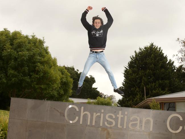 Christian College dux Shaun Altmann. Picture: Alison Wynd