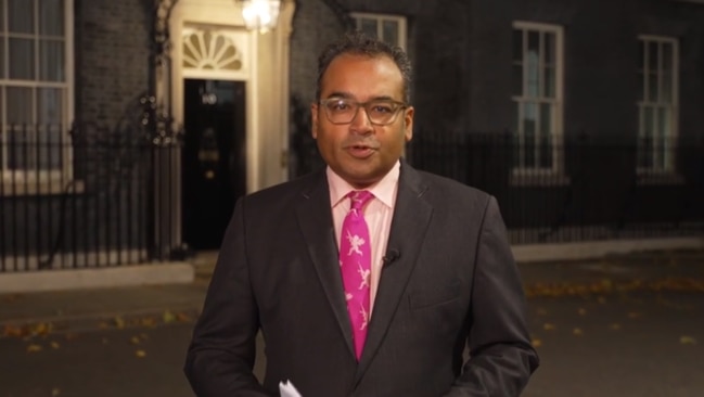 A British news anchor has apologised unreservedly to a Tory MP for calling him a c***t  in an off-air moment following what he described as a "robust interview". Picture: Channel Four.