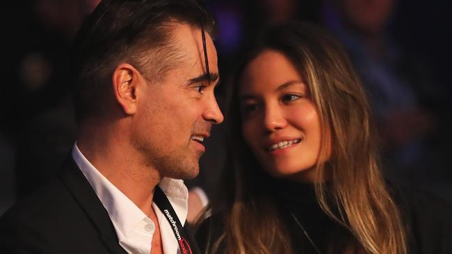 Colin Farrell and Kelly MacNamara rarely made public appearances together since they began dating in 2017. Picture: Richard Heathcote/Getty Images