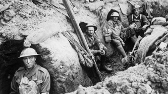 Scenes of misery from the trenches.