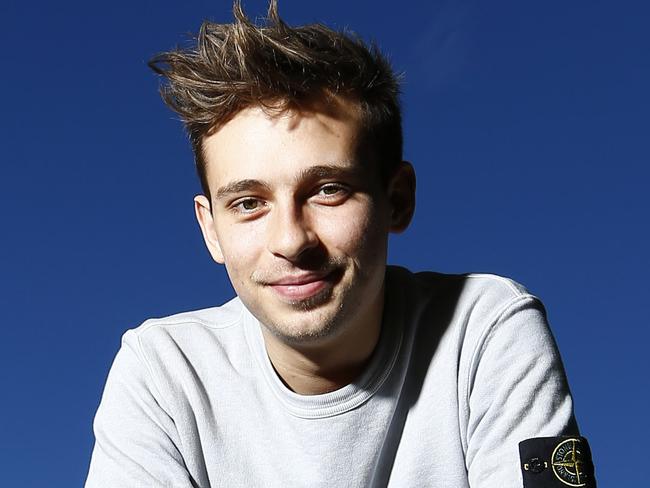 Portraits of ' Flume ' at Round Mountain Nth NSW For : The Australian Journo : Ian Sheddon 24/7/2016 ' Flume ' - Real name Harley Edward Streten will be performing at Splendour in the Grass Photo : Jason O'Brien