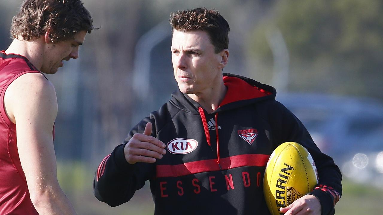 Matthew Lloyd has delivered a passionate plea to the Bombers. Picture: Michael Klein
