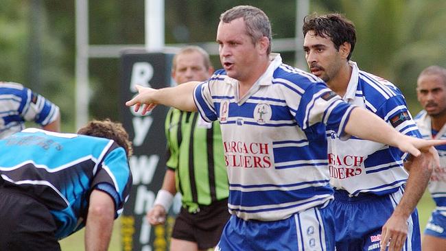 SPORT 7\8\05 Photo of Jaime McIntosh from Brothers in the Brothers V's Mossman Rugby Match at Stan Williams Park. Photo: Nellie Pratt