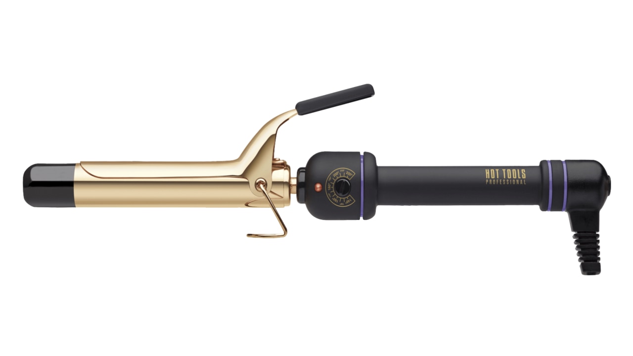 Hot Tools 24k Gold Curling Iron 32mm XL. Image: Adore Beauty.