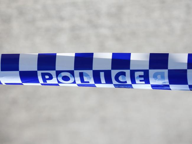 SYDNEY, AUSTRALIA - Newswire Photos - MAY 23 2023: A  general stock view of Police tape on a crime scene in Sydney.  Picture : NCA Newswire / Gaye Gerard