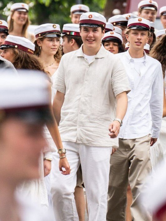 Christian and his friends were beaming on their big day. Photo: Instagram.