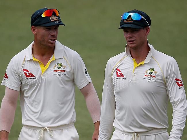 David Warner and Steven Smith’s biggest challenge will be daily life. Picture: AFP