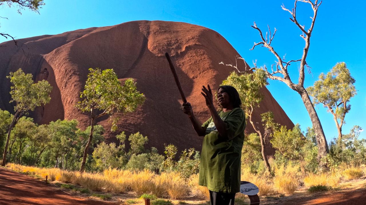 The colours of the natural landscape at Uluru during the day are incredible. Picture: Chantelle Francis / GoPro