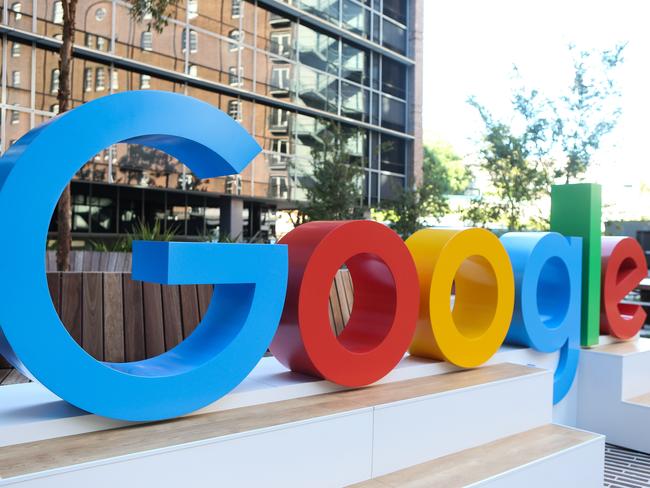 SYDNEY, AUSTRALIA - NewsWire Photos, NOVEMBER 16 2021:  Google signage at the HQ in Sydney. Picture: NCA Newswire / Gaye Gerard