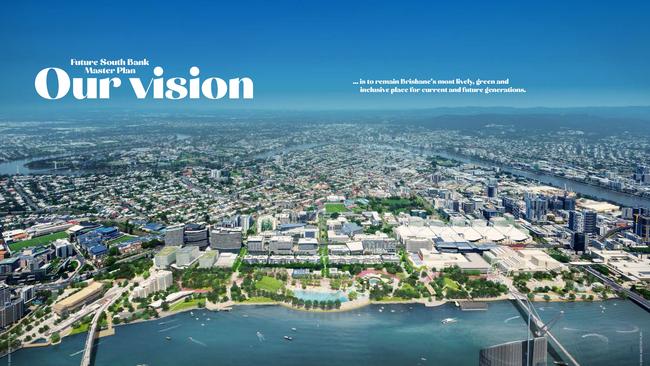 Brisbane - Future South Bank Master Plan - Artwork Supplied