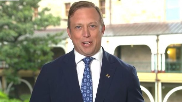 Queensland Premier Steven Miles has been grilled on his recent pledge to fund free school lunches to the tune of $1.4bn. Picture: Supplied / Channel 9