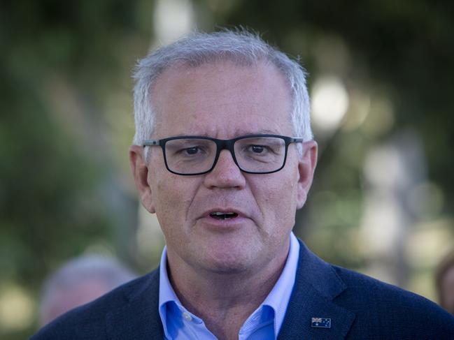 Prime Minister Scott Morrison is facing opposition from within his own party. Picture Emma Brasier