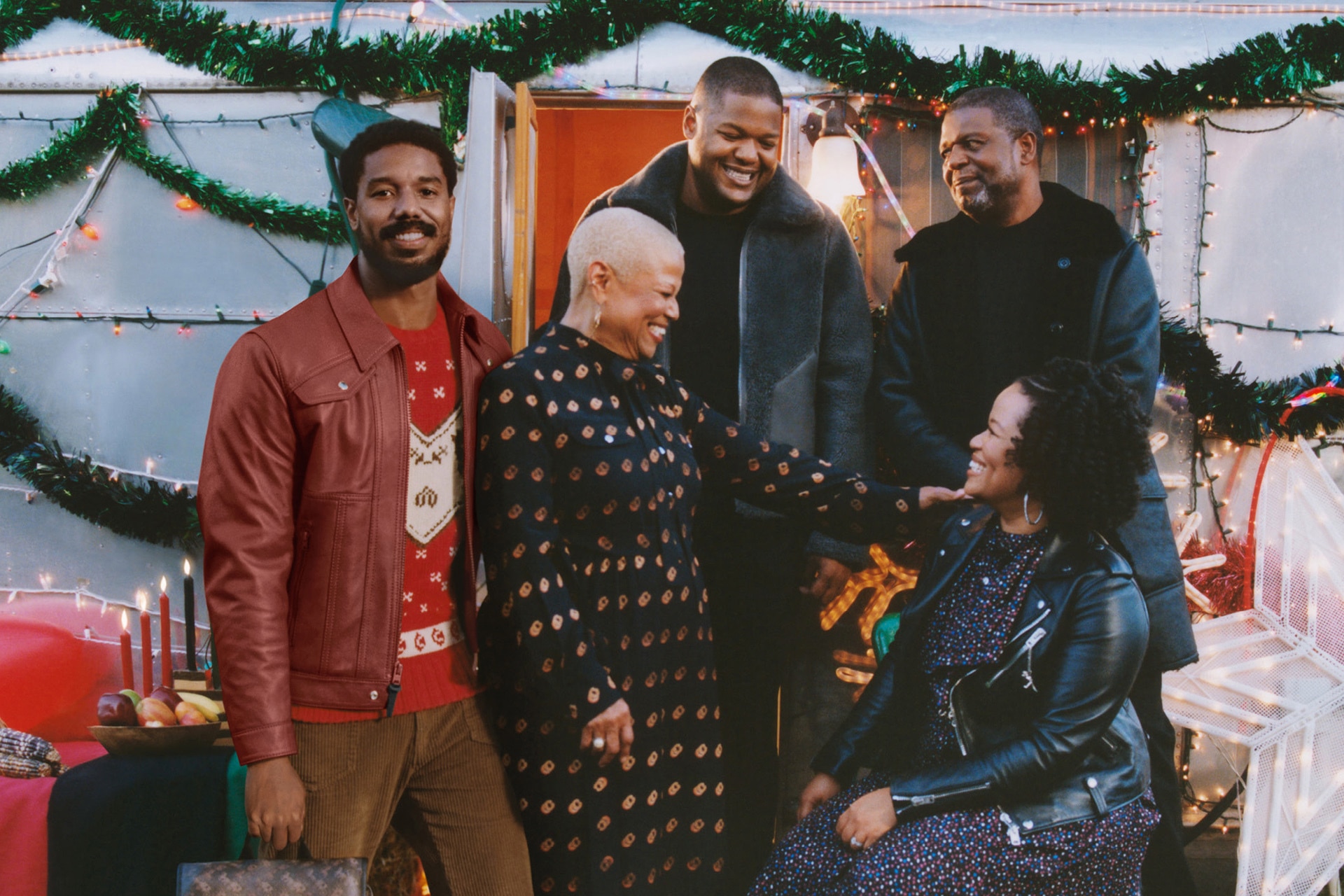 Michael B. Jordan & His Family Get Festive In This Wholesome Coach Campaign -
