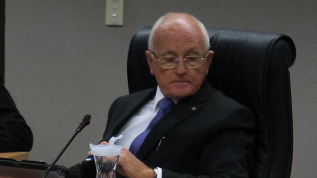 Dubbo councillor Kevin Parker at the May 24, 2021 council meeting. Picture: Ryan Young