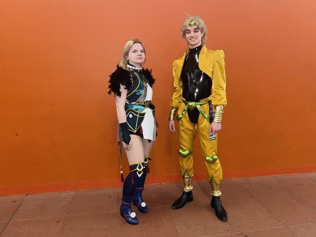 The PAX Aus Convention at the Melbourne Convention and Exhibition Centre (MCEC) on Saturday, October 12, 2024: Emily Murphy and Owen Cooke. Picture: Jack Colantuono