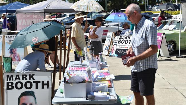 Early voting at Deception Bay on March 20. Picture: David Alexander pine rivers press