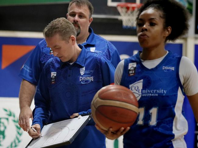 Rockhampton Cyclones' coach Drew Fenton. Photo: Amy Trinca