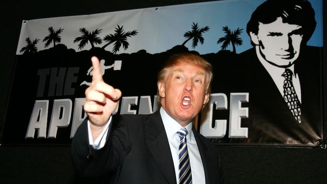 Donald Trump at the Universal Studios Hollywood Apprentice casting call in 2006. Picture: Frazer Harrison / Getty