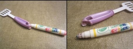 Nontoxic(?) Crayola Color Wonder marker melted my kids' plastic toy. :  r/mildlyinteresting