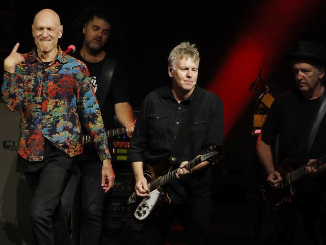 Peter Garrett, Adam Ventoura, Martin Rotsey and Jim Moginie. Picture: Lachie Millard