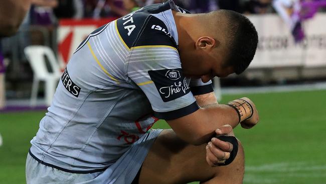 John Asiata will get surgery on his broken hand this week. Photo: Adam Head