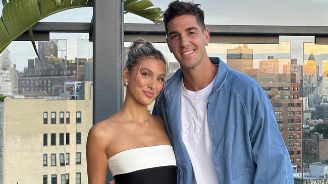 Hannah Dal Sasso and Thanasi Kokkinakis have separated. Picture: Instagram