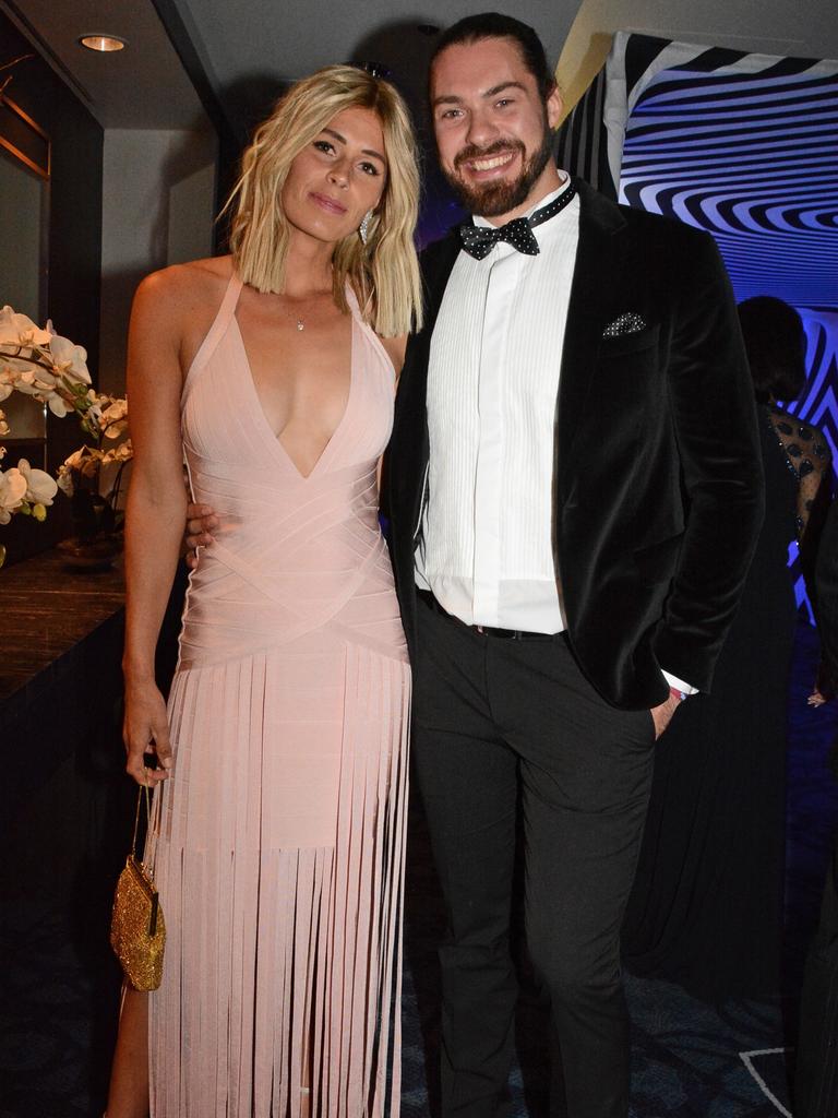 Courtney Hancock and Nicholas Buchanan at Gold Coast Mayoress Charity Foundation Charity Ball at The Star Gold Coast. Picture: Regina King 