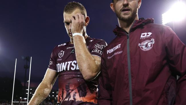 Tom Trbojevic had one of the most dominant Origin campaigns in 2021, but there are fears fitness could force him out of this year’s team. Picture; Mark Kolbe/Getty Images