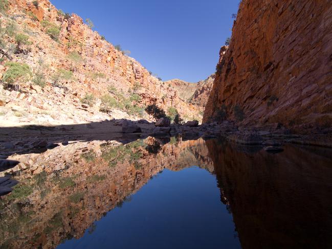 The Larapinta Trail can be use don the public holiday. Picture: Allan Dixon/Tourism NT