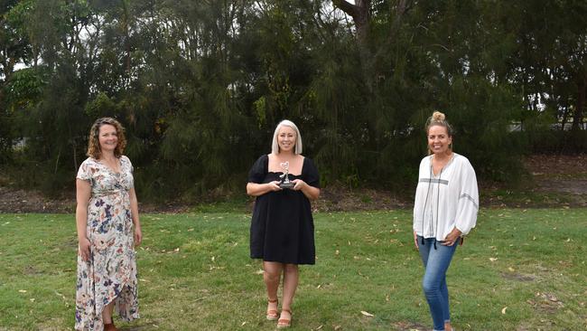 MUMPRENURS: (L-R) Tweed residents Joey Juarez, Jordana Edwards and Louise Duke were all nominated for the AusMumpreneur Awards