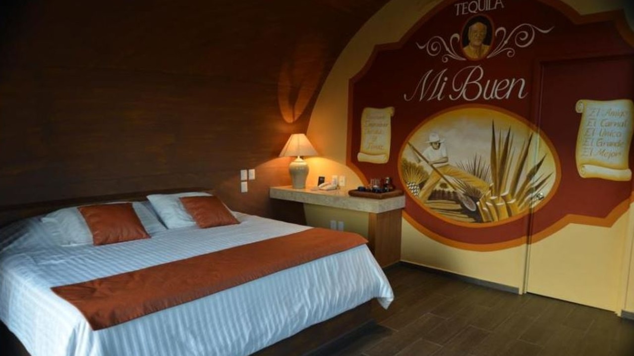 Inside a barrel. Picture: Matices Hotel de Barricas