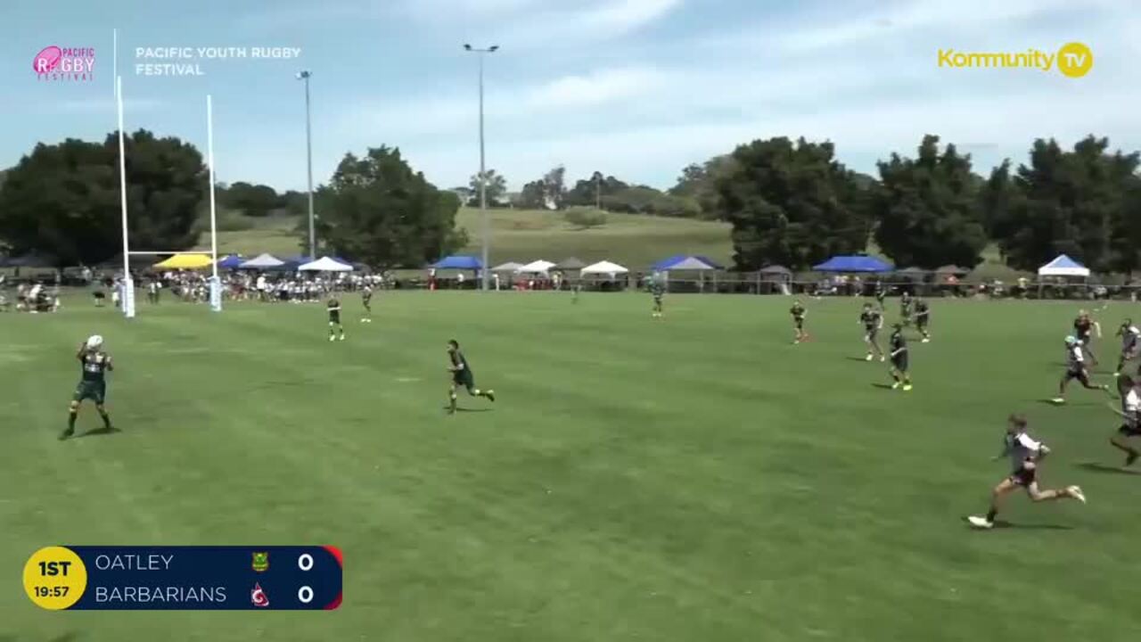 Replay: Oatley v Queensland Barbarians (U12) - 2024 Pacific Youth Rugby Festival Day 1