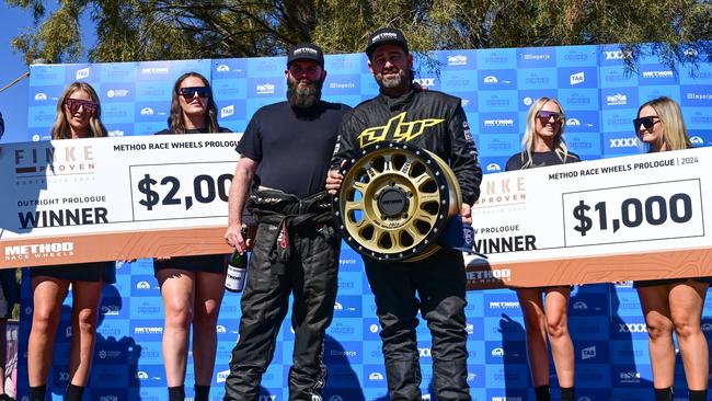 Beau Robinson is in a strong position after winning Prologue at the 2024 edition of Finke. Picture: Supplied
