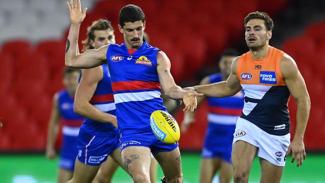 Tom Liberatore was at his best on Friday night. Picture: Getty Images