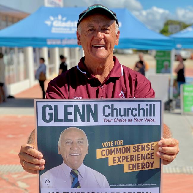 Cr Glenn Churchill says some residents have labelled the silos an “eyesore” and he’s keen to see what can be done about beautifying the area. Picture: Supplied