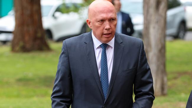 Opposition Leader Peter Dutton is undecided about the voice to parliament. Picture: Asanka Ratnayake/Getty Images