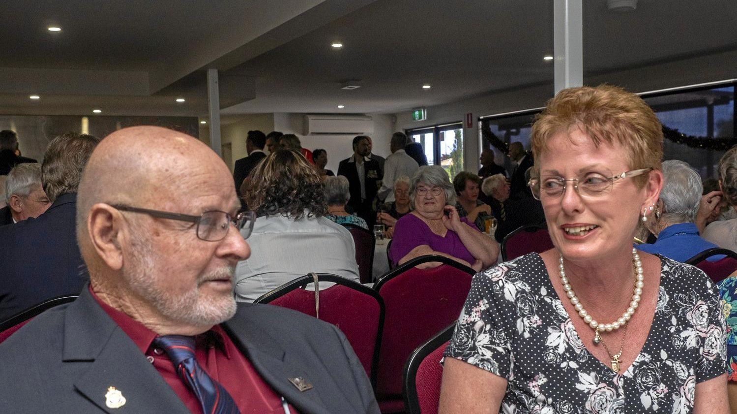 Graham Cockerell and Robyn Petter. Picture: Glenda Riley