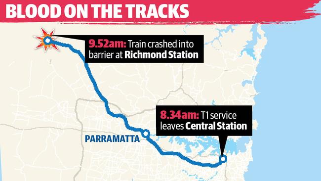 Event size map art for Richmond crash